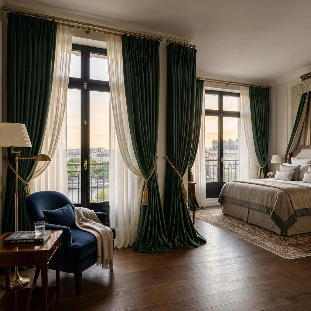 Komplexe Fensterdekorationen